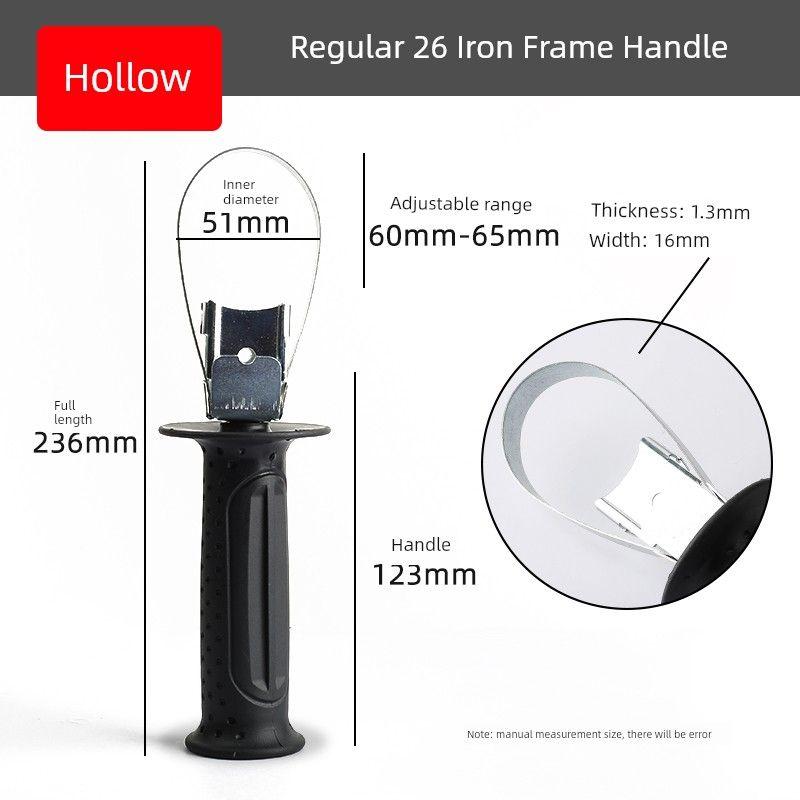 

Hammer Handle Handle Front Handle Thickened Impact Drill Electric Hammer Electric Pick 26 Auxiliary Front Handle Handle Electric Hammer Accessories Upgrade 26 Iron Frame Handle