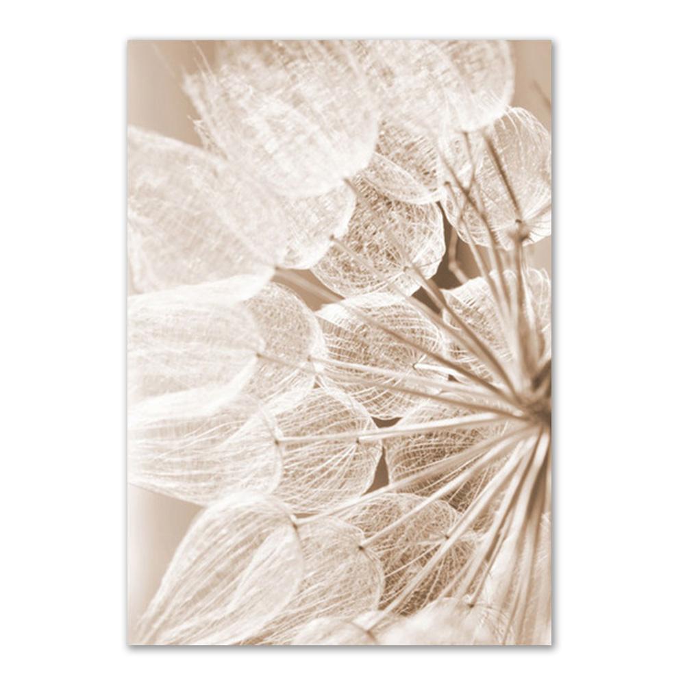 Beige Grass Reed Dandelion Boho Wall Art Canvas Painting Nordic Posters And Prints Nature Wall Pictures For Living Room Decor