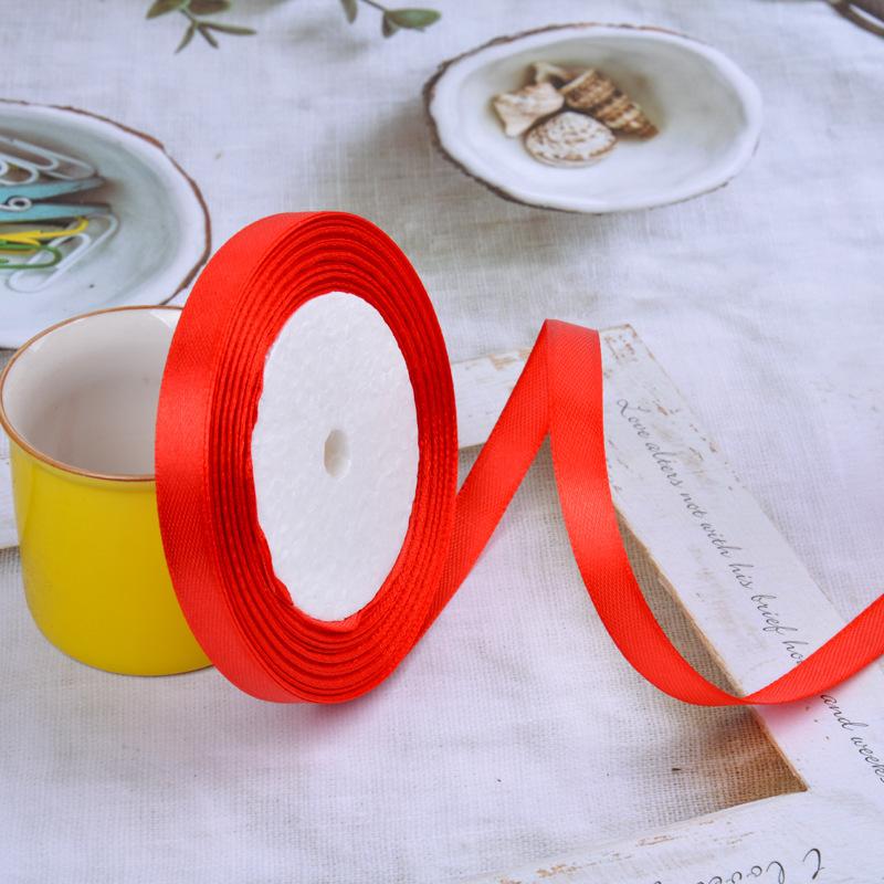 Supply 1Cm Polyester Webbing Ribbon Ribbon, Gift Box Packaging, Happy Candy Box, Bow Ribbon.