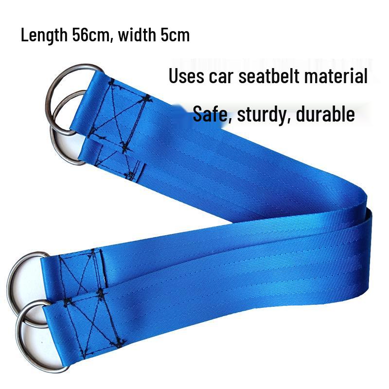 Indoor Children's Swing Set with Large Curved Seat, Hammock Swing Accessories, Hooks, and Connecting Straps