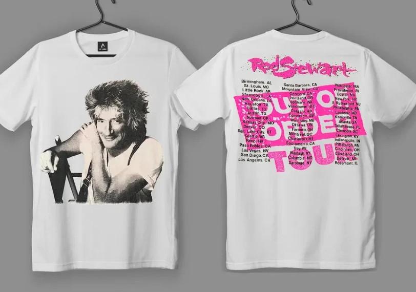 Vintage Rod Stewart 19881989 Out of Order Tour TShirt Unisex T-Shirt XXXL