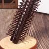 Kleine runde Haarbürste zum Föhnen mit weichen Nylonborsten Mini-Rollen-Stylingbürste für trockenes, lockiges Haar 1,18 Zoll