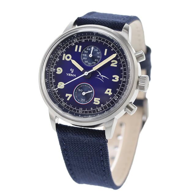 

Кварцовий годинник YEMA Flygraph Bicompax French Air Force [YEMA] Чоловічий YMHF1582AA-GG