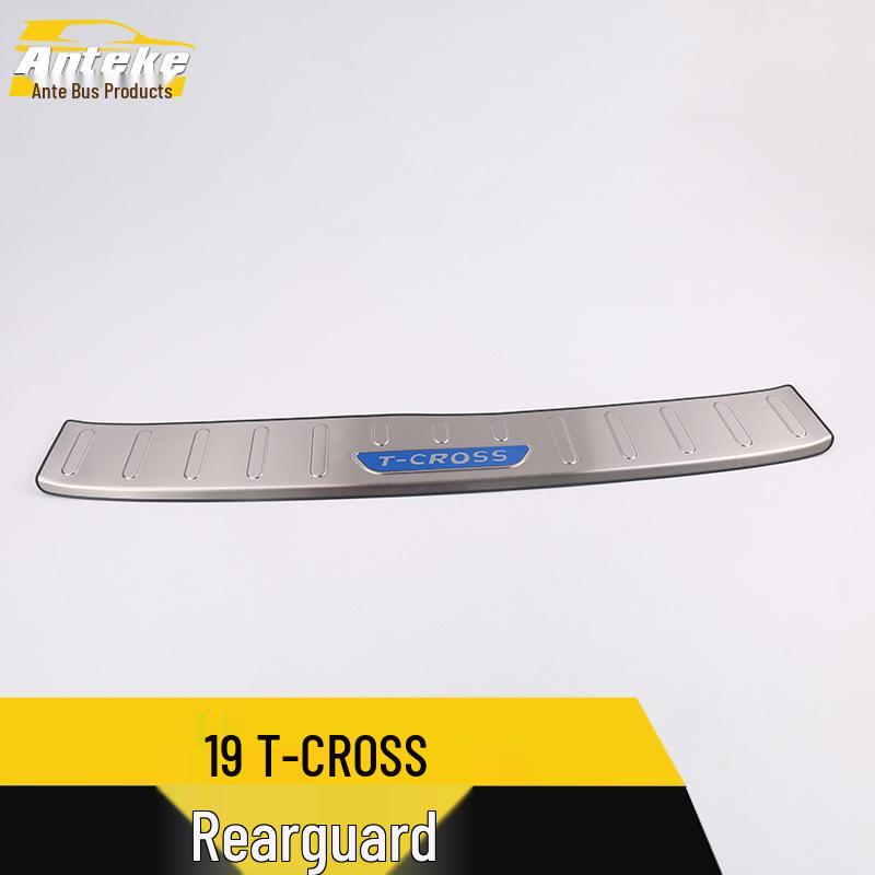 T-CROSS Rear Guard Plate: Tailgate Trunk Protection Pedal Accessory