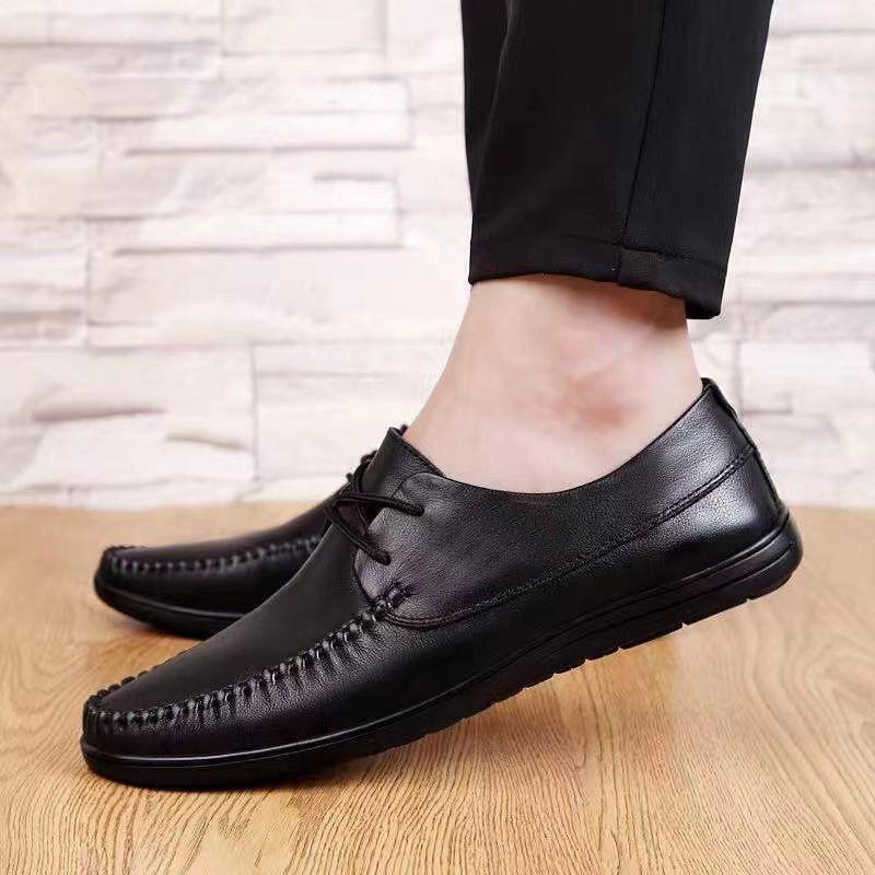 FashionNew Design Men Casual Shoes Genuine Leather Man Oxford Shoes Fashion Business Shoes Leisure Walk Men Footwear Handmade Sneakers