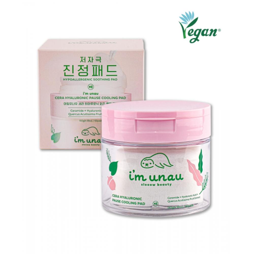 

IMUnau I M Unau Cera hyaluronIc Puz coolIng Pads 60 Paces NONE