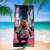 New Cute Animal Printed Microfiber Beach Towel Quick Dry Absorbent Soft Bath Towel For Kids