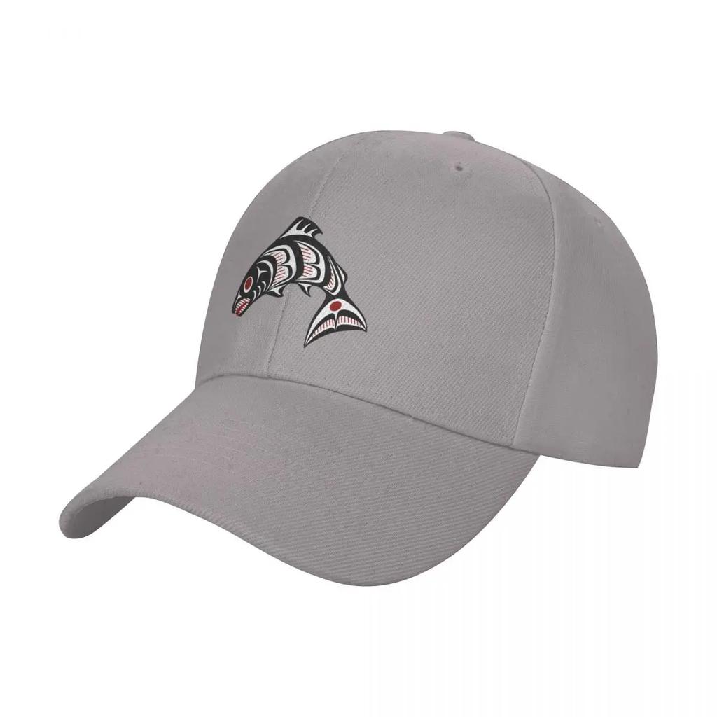 Northwest Pacific coast Haida art Salmon Baseball Cap foam party Hat Sun Cap GirlS Hats Mens