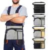 Hand Tools Storage Pouch with Belt Clip Electrician Tool Bag Adjustable Professional Electrician Pouch for Carpenters Builders