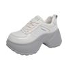 Moonlight Silver CM Platform Dad Shoes Women's Spring and Autumn New Inner Height Increase Versatile Niche Fried Street Casual Shoes
