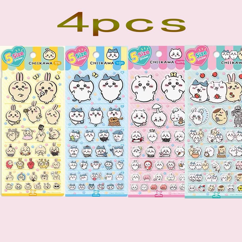 New Chiikawa Sticker Creative Drop Glue Stereo Sticker Cute Decorative Computer With Diy Decorative Stickers Gifts