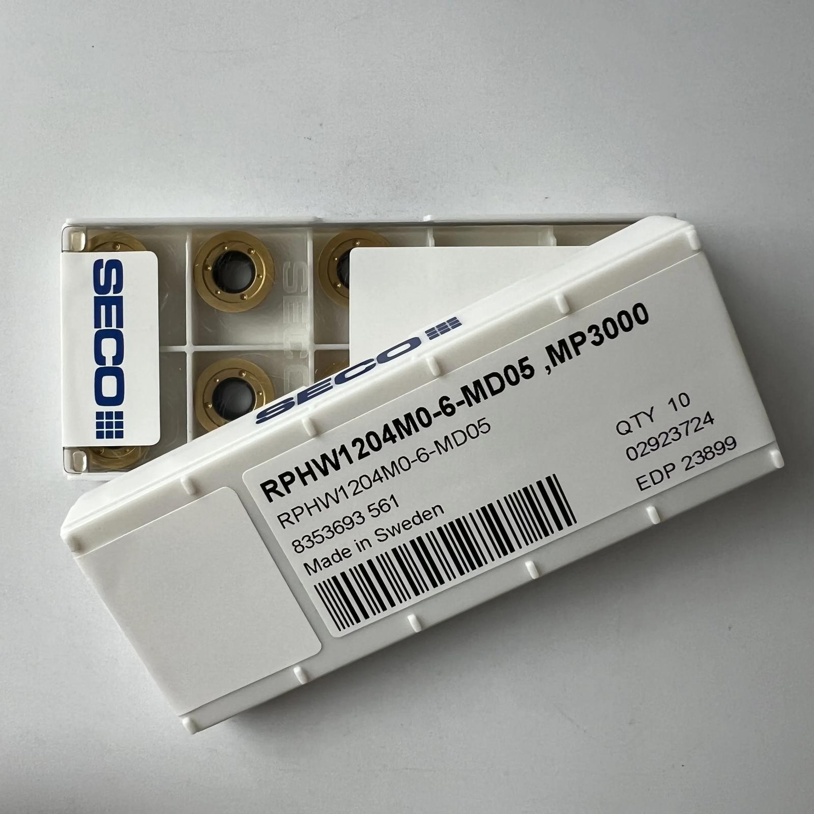 

SECO / RPHW1204M0-6-MD05,MP3000 / Original carbide blade 10 Pcs
