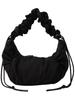 Cohen Gathered Handle Shoulder Padded Bag 76816000045 0900 BLACK(09) FREE