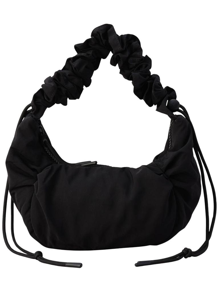 Cohen Gathered Handle Shoulder Padded Bag 76816000045 0900 BLACK(09) FREE