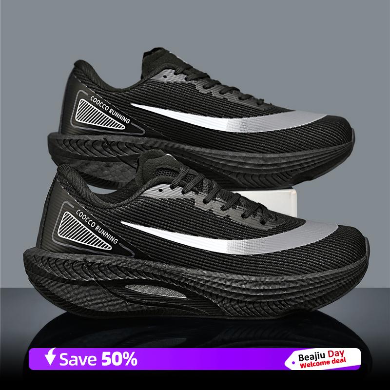 

Мужские спортивные кроссовки для бега, повседневные, марафонские, дышащие, легкие, женские, удобные, спортивные, нескользящие, для ходьбы на открытом воздухе 46 чёрный