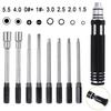 652F Multifunctional Screwdriver Set RC Repair Tool Hexagon Socket for RC Car Plane Philip Spanner