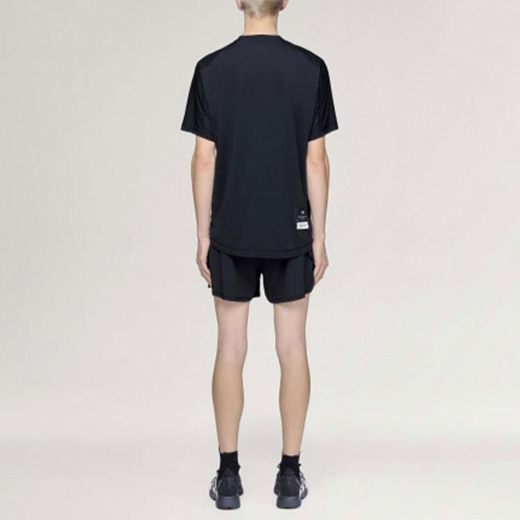 Y-3 SS26 Mesh Splicing Design Round Neck Short Sleeve T-Shirt Men Tops KF6197