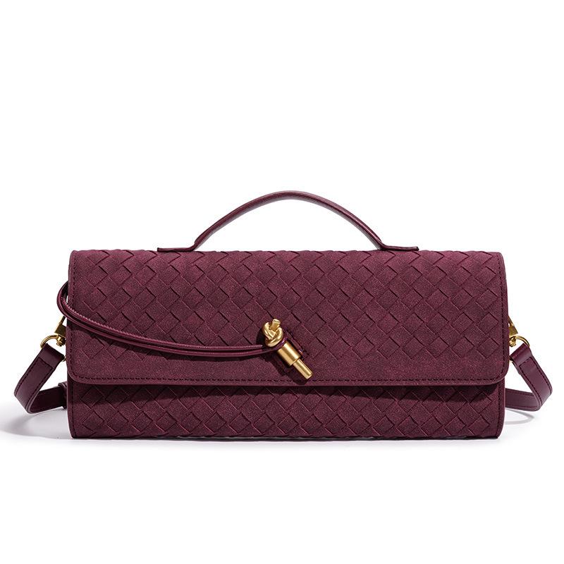 

Women s Handmade Woven Accordion Crossbody Bag - High-End, Fashionable Clutch & Evening Shoulder Bag 30*4*14 cm