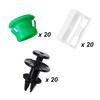 60Pcs Side Sill Skirt Clips Rocker Panel Moulding Clips For BMW E82 E90 E91 E92