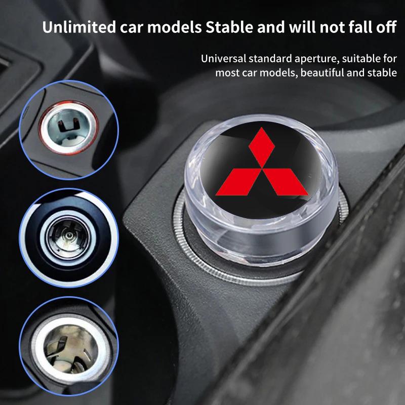 ABS Car Cigarette Lighter Cover Protector Caps for Mitsubishi Lancer ASX L200 Colt Pajero Mirage Outlander Eclipse Decoration WJ0