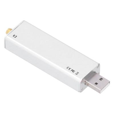 Odbiornik pełnopasmowy ze stopu aluminium RTLSDR 0,1 MHz do 1,9 GHz Tuner pełnopasmowy do radia FM Intercom Talk