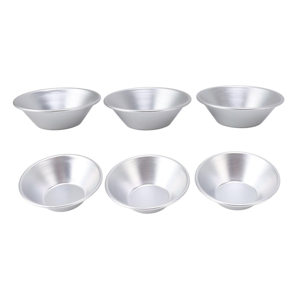 25Pcs Aluminum Egg Tart Molds Small Tart Pie Tin Mini Cupcake Cake Muffin Cookie Mold Baking Cups for Baking