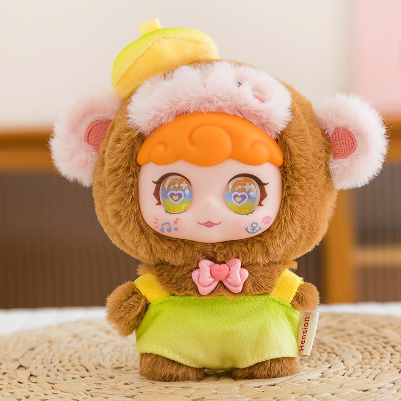 MM toffi kolorowa owocowa pluszowa seria pudełek-niespodzianek modny prezent do zabawy urocza lalka-zawieszka dla dziecka