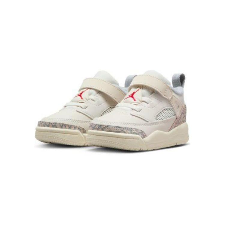 Air Jordan Spizike Low TD Coconut Milk Baby Sneakers Cream Sail University-Red FQ3952-100