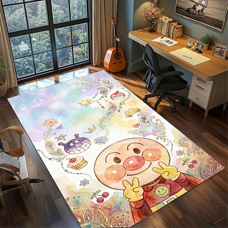 

Home Bedroom Rug Bread Superman Large Area Non Slip Washable Floor Mat Gamer Room Carpet 60x90cm