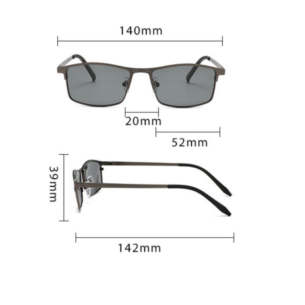 Polarized Metal Sunglasses UV400 Protection Vintage Rectangle Frame Driving Glasses Classic Fashion Eyewear Men Women