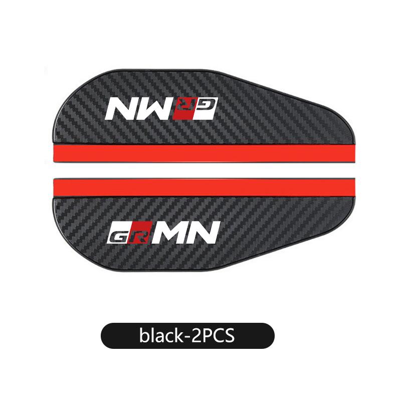 2PCS Car Rearview Mirror Rain Eyebrow Sticker Auto Accessories For Toyota Camry Highlander C-HR Hilux Vios Rav4 Prius Yaris TRD