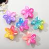 Gradient AB Color Plumeria Claw Clip: High-End Women's Hair Accessory