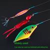 4PCS 7*7 strands Stainless Steel Wire Leader With Bearing Swivel & Clip Fishing Steel Core Leash Anti-bite Thread 4 Sizes
