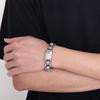 Punk Polished Stainless Steel Men's Geometric Bracelet – Fade Resistant