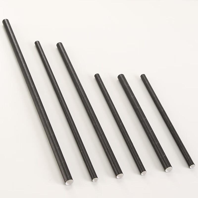 Disposable Black Paper Straws