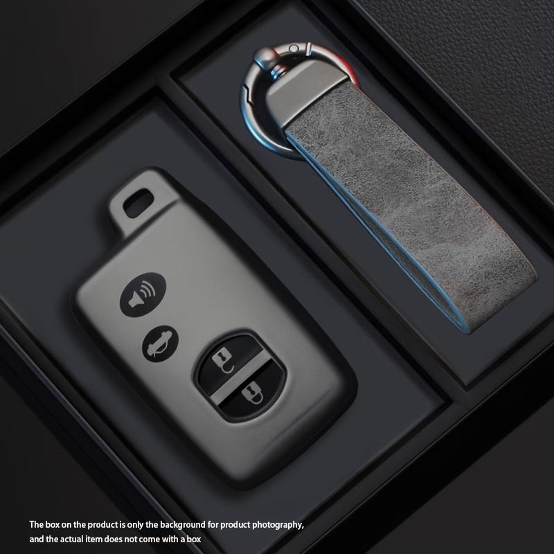 4 Button Black Warrior Style Car Key Case For Toyota Prius 30 Alpha Aqua Land Cruiser Auris For Lexus Lc 200 Key Holder
