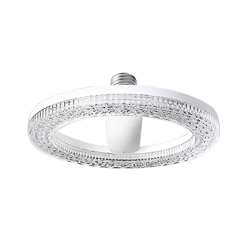 Wide Pressure 85V-265V Acrylic E27 Screw Round Square Energy-saving Led Bulb