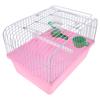 Portable Small Bird Cage ABS Iron Spacious Travel Carrier Perch Food Box Water Dispenser Parrot Carrying Cage Bird Carrier