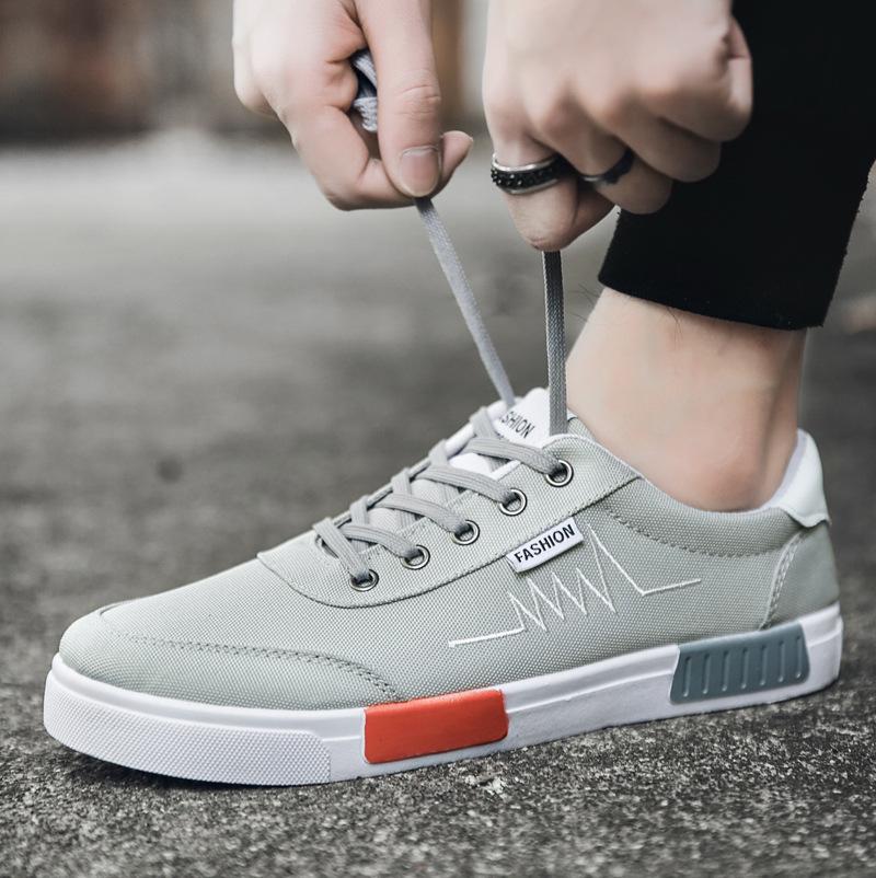 Модные тенденции Мужская обувь Повседневная обувь из ткани для дикой моды Мужская обувь — фото 6