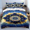Mandala with Floral Elements. Bedding Sets Duvet Cover Sets Duvet Covers Pillowcases(1 * Duvet Cover 2 * Pillowcases, Without Duvet Insert)