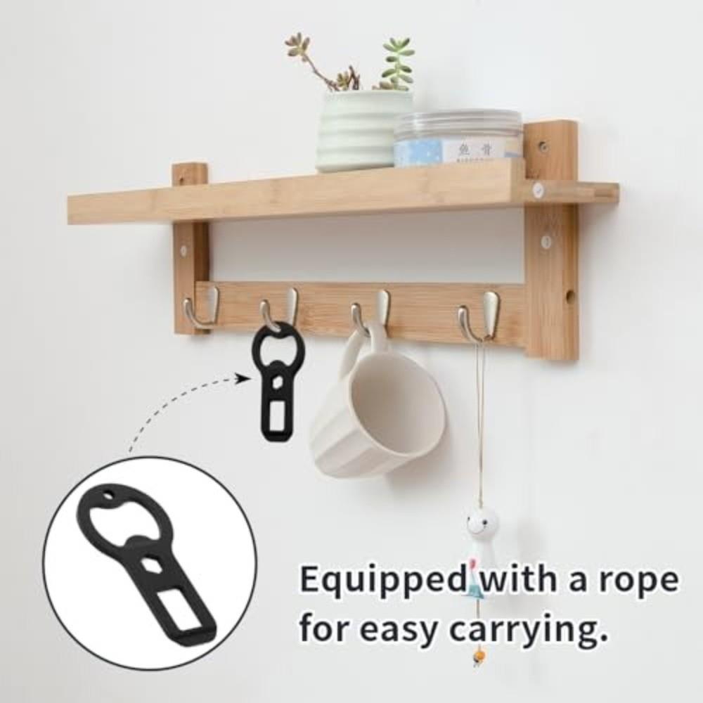 Creative Metal Carbonated Drink Soda Bottle Lid Opener Beer Anti Slip Keychain Outdoor Gadgets