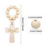 Catholic Rosary Beads Crosses Pendants Wood Beads for Baptisms First Communions Gift