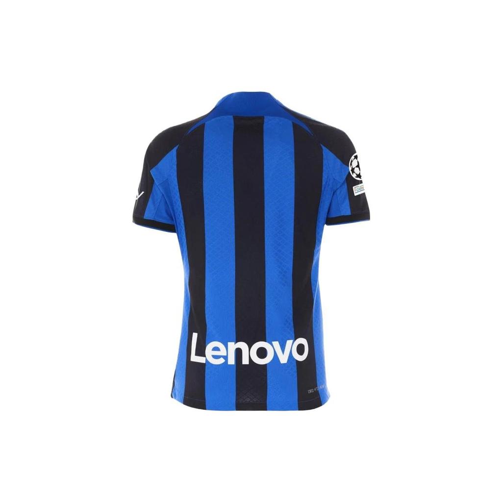 Nike Striped Letter Print Pullover Soccer Jersey Men Tops Blue DJ7645-413