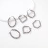 Gold Plated Geometric Titanium Steel Earrings for Women: Simple & Versatile Hot-Selling Accessories