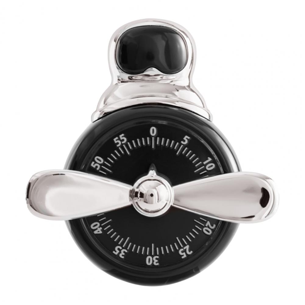 Магнитные кухонные таймеры Таймер Механический Магнитный Механический Кухонный Таймер Без батареек Ретро Обратный отсчет Будильник для холодильника чёрный