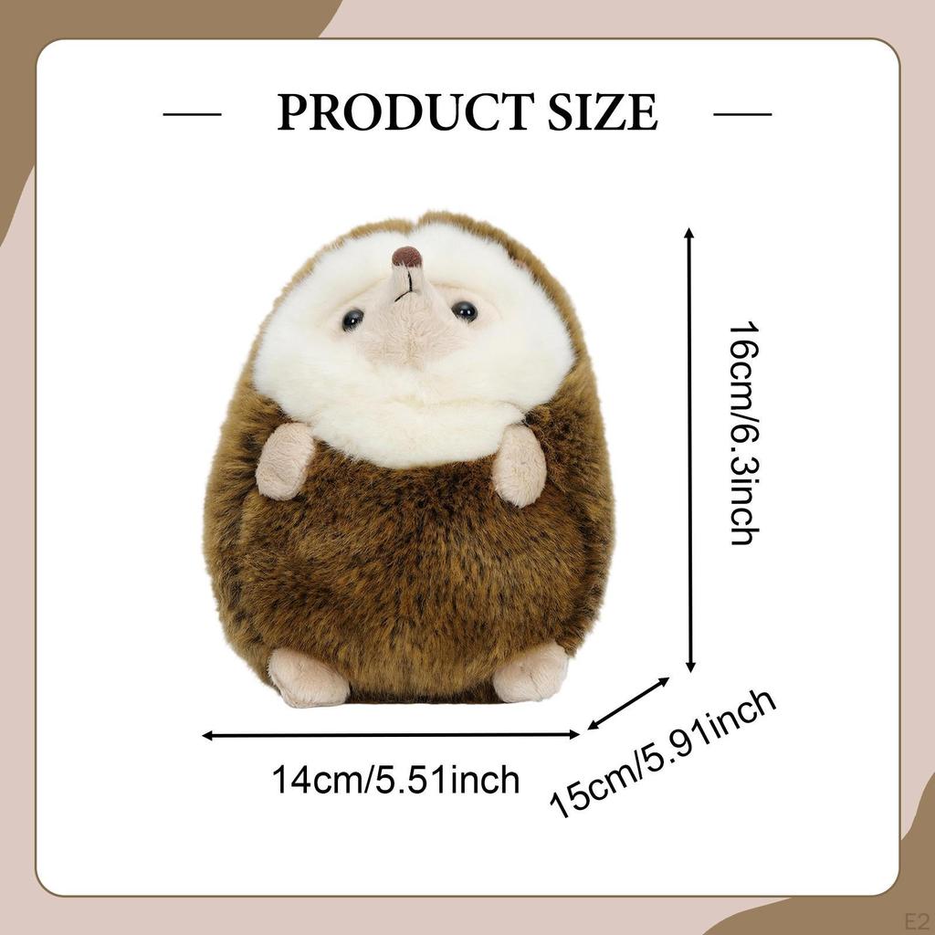 Hedgehog Stuffed Animal Doll Adorable Toy Snuggling Interactive,Realistic Cute