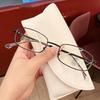 Classic Square Myopia Glasses Retro Square Frame Eyeglasses Blue Light Blocking Eye Protection Presbyopia Unisex Diopter To -4.0