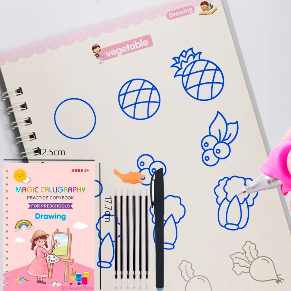 

Multiplication and Division Practice Calligraphy Handwriting Book Children s Book Kid 1 set
