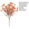 Fall Artificial Violet Flower UV Resistant Fake Silk Flower Home Halloween Harvest Festival Table Centerpiece Indoor Outdoor Faux Bloom Decoration