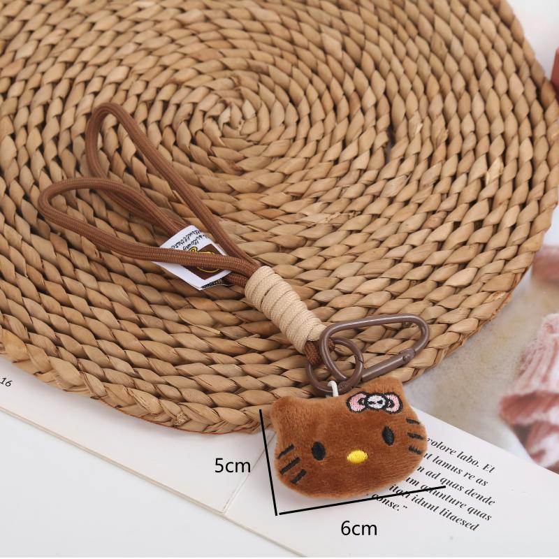 Capybara Plush Phone Charm Lanyard: Cute Student Bag Pendant & Keychain
